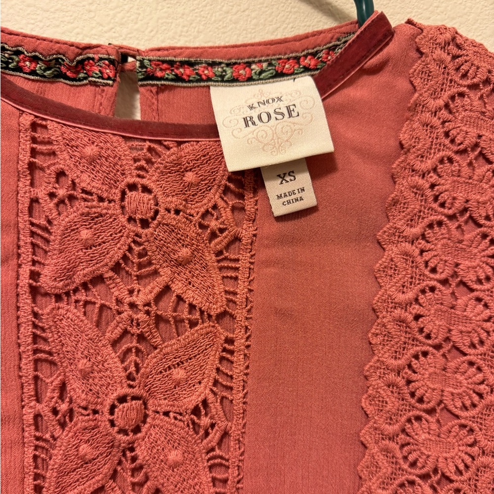 Target Knox rose shirt.
